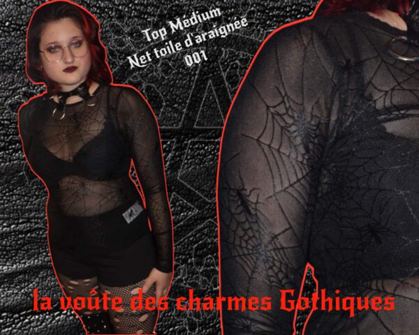 manche long net toile d'Araignée  Devil Fashion   (medium)