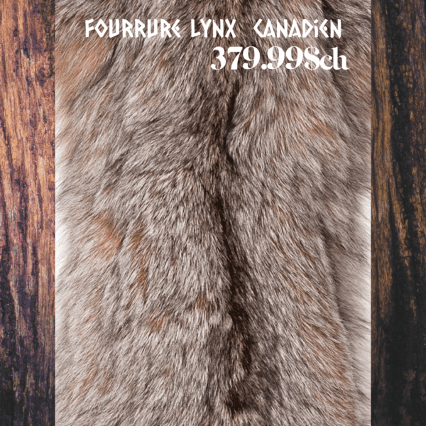 Fourrrure de lynx canadien