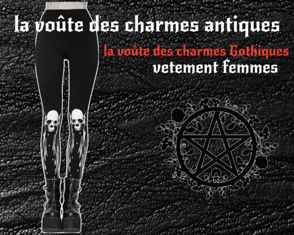 Devil fashion legging tête de mort