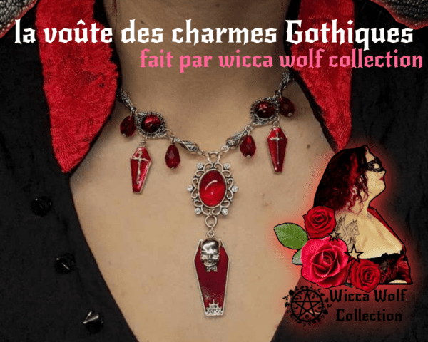 Collier cercueil de Wicca Wolf Collection