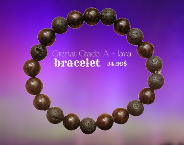 Bracelet grenat