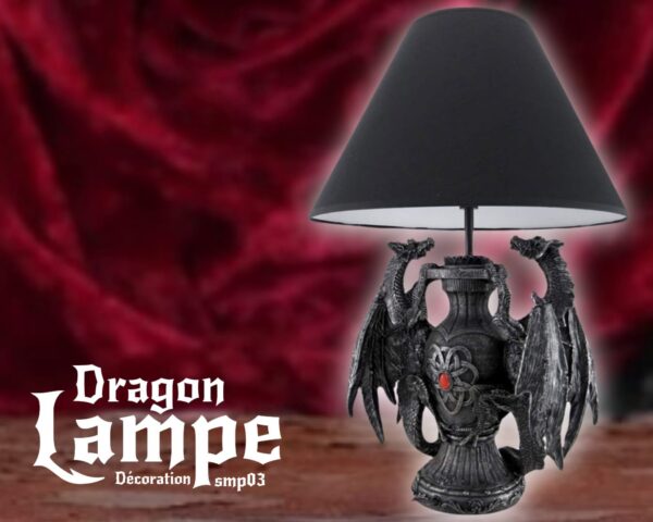 lampe dragon gothic