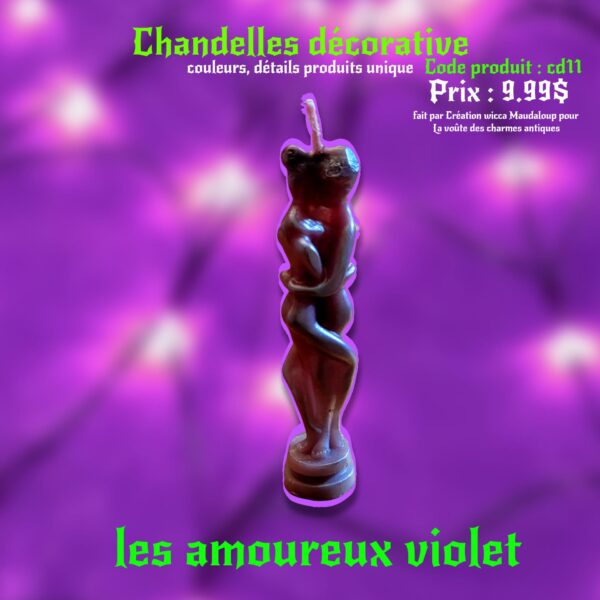 Bougies les Amoureux Rouge