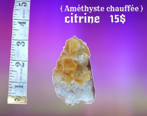 Citrine ( améthyste chauffé) - Image 2