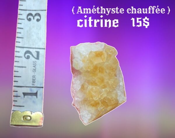 Citrine ( améthyste chauffé) - Image 4