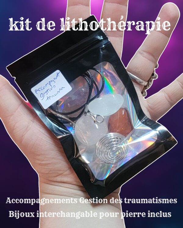 kit lithothérapie / gestion des traumatismes