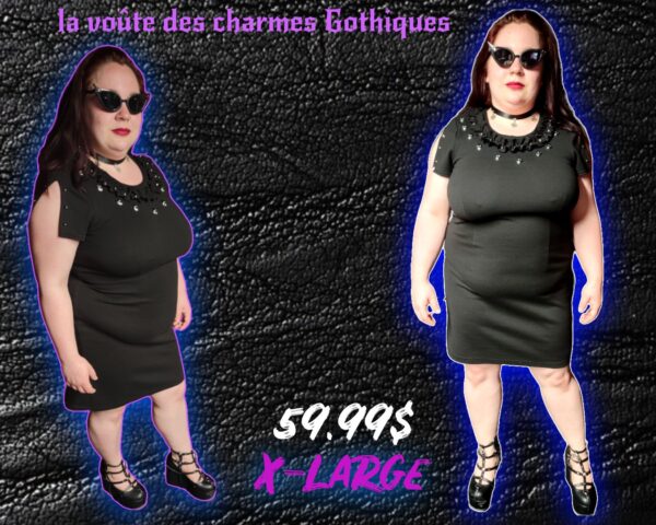 trad goth robe vintage taille x-large