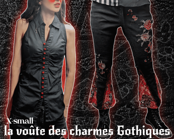 Top Félina collection hippie-goth